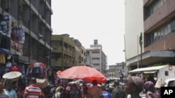A market in Lagos, Nigeria, where lawmakers are moving to outlaw gay marriage.