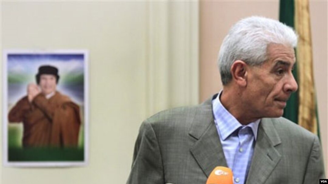 Menteri Luar Negeri Libya Moussa Koussa selama ini disebut-sebut sebagai orang kepercayaan Moammar Gaddafi.