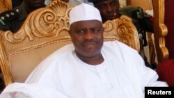 Kakakin Majalisar Wakilan Najeriya Aminu Waziri Tambuwal, Yuni 22, 2014.