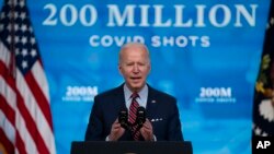 In this April 21, 2021, file photo, President Joe Biden speaks about COVID-19 vaccinations at the White House, in Washington. (AP Photo/Evan Vucci, File)