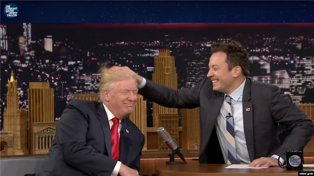 Imagen tomado del video de The Tonight Show de la cadena NBC.
