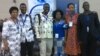 Pastor Hlanganani Dube (third from left) of Bulawayo and other delegates from Zimbabwe.