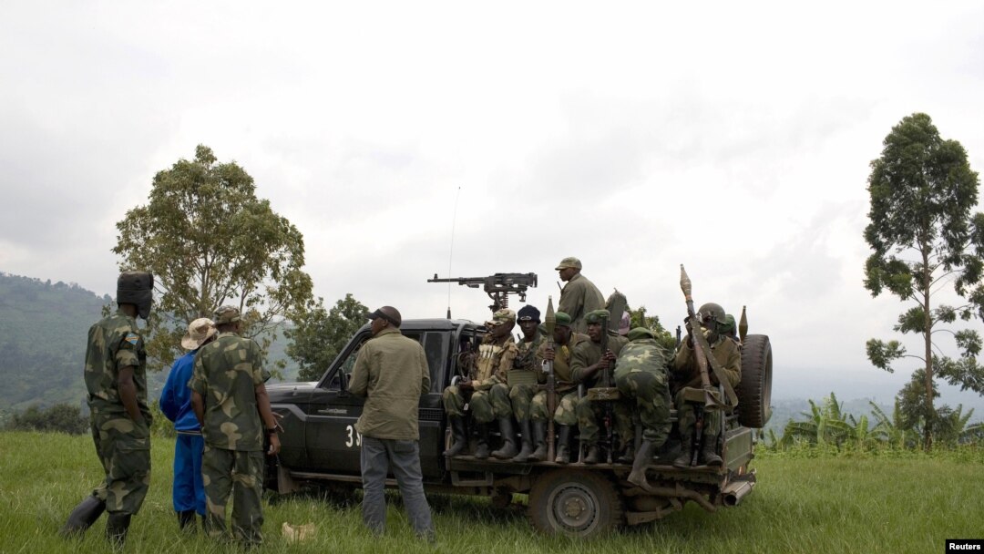 Tentara pemerintah Kongo bersiap meninggalkan markas militer yang terletak antara desa Kachiru dan bukit Muzi (Foto:dok). DK PBB mengecam pemberontakan tentara di negara Republik Kongo (15/6).
