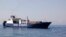 FILE - The Ark Futura, a Danish-chartered cargo vessel which is assisting in the effort to extract Syrian chemical weapons from the country, sails in the Eastern Mediterranean Sea.
