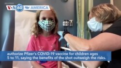 VOA60 America - FDA Panel Endorses Pfizer COVID-19 Shot for Kids