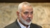 FILE - Palestinian group Hamas' top leader, Ismail Haniyeh, is shown in this June 28, 2021, photo. China's Foreign Ministry said diplomat Wang Kejian met with Haniyeh March 17, 2024, in Qatar to discuss the conflict in Gaza.
