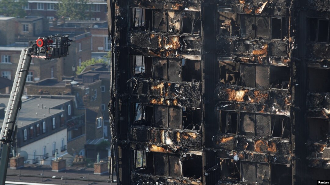 Tháp Grenfell London có 120 căn hộ và có 600 cư dân