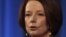 Australian Prime Minister Julia Gillard, Aug. 7, 2012 file photo. 