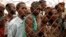 Ethiopia migrant workers seeking jobs in Saudi Arabia are being turned back on March 16, 2012, in Haradh, a town in western Yemen near the site where the Saudi government is erecting a fence along the border.