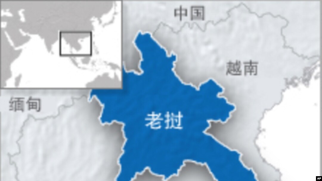 老挝地理位置图