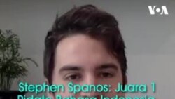 Stephen Spanos, Juara Pidato Bahasa Indonesia