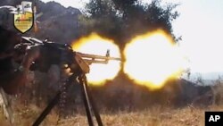 FILE - Jihadi-led rebel fighters in Syria kill and abduct civilians during an offensive against pro-regime villages, committing a war crime, an international human rights group, Oct. 11, 2013. 