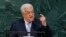 Le président de l'Autorité palestinienne Mahmoud Abbas à la 72ème Assemblée générale des Nations Unies.