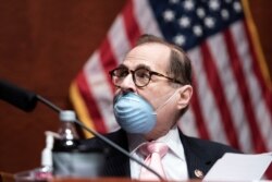 FILE - Chairman of the House Judiciary Committee Rep. Jerrold Nadler, D-N.Y., appears before a House Judiciary Committee hearing on Capitol Hill, June 10, 2020.