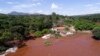 Banjir akibat jebolnya bendungan tailing bijih besi di dekat Brumadinho, Brasil, pada Jumat, 25 Januari 2019. (Foto: Bruno Correia/Nitro via AP)