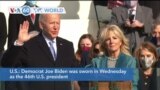 VOA60 World - Joe Biden sworn in as the 46th U.S. president