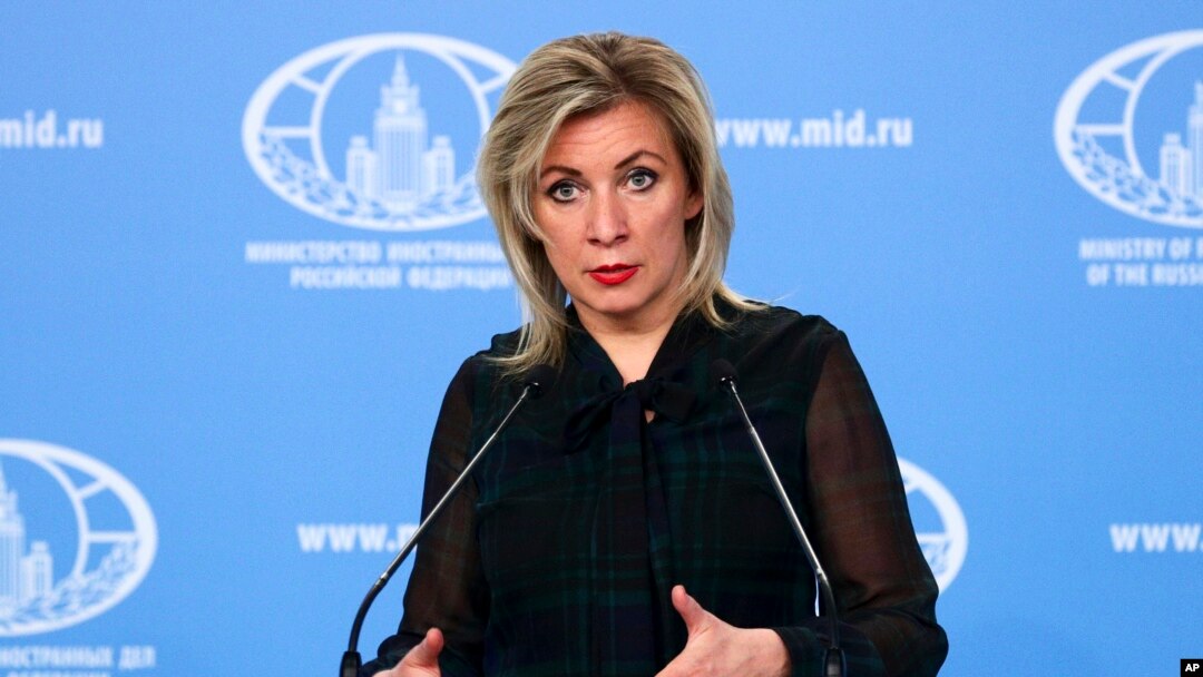 Juru bicara Kementerian Luar Negeri Rusia, Maria Zakharova memberikan keterangan pers di Moskow (foto: dok). 