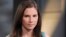 Amanda Knox is shown during the taping of an interview with ABC News' Diane Sawyer in New York, April 9, 2013.