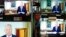A customer watches the address of Belgium's King Albert II on television screens in a shop in Brussels July 3, 2013.