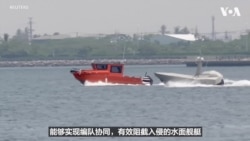 美台防务公司合作 展示无人艇间自主协同作业