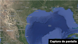 Google Maps arroja el nombre de Golfo de América desde Estados Unidos. 