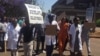 Striking doctors in Zimbabwe