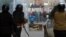 Protesters clash with security forces in the central town of Kasserine, Tunisia, Jan. 21, 2016.