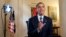 U.S. President Barack Obama tapes the weekly address, October 5, 2012.