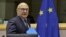 French Minister of Finance Michel Sapin arrives at the committee on economic and monetary affairs in Brussels, Belgium, May 7, 2015. 