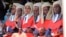 FILE: Judges are seen during the inauguration ceremony of Zimbabwean President Emmerson Mnangagwa, at the National Sports Stadium in Harare, Sunday, Aug. 26, 2018. (AP Photo/Tsvangirayi Mukwazhi)