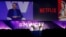 Netflix's Chief Executive Officer Reed Hastings delivers his keynote speech during Mobile World Congress in Barcelona, Spain, Feb. 27, 2017. 