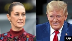 Predsjednica Meksika Claudia Sheinbaum i novoizabrani američki predsjednik Donald Trump