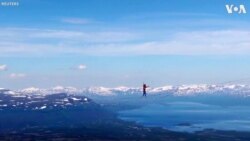 Tightrope Record Set in Swedish Mountains