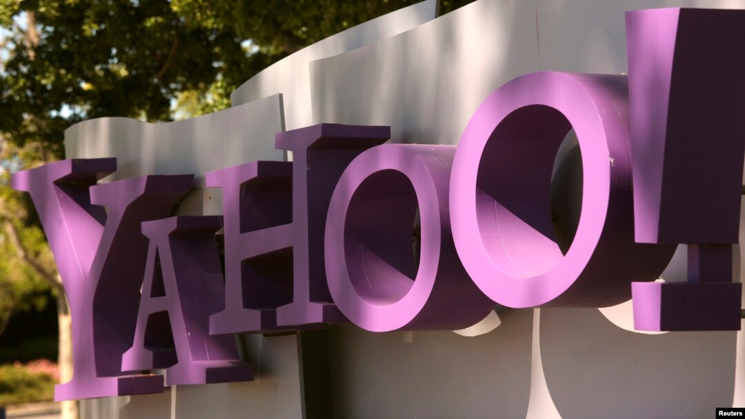 Logo Yahoo! di kantor pusat perusahaan itu di Sunnyvale, California. (Foto: Dok)