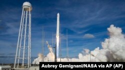 Ракета Antares компанії Northrop Grumman з вантажним кораблем Cygnus, 15 лютого 2020 року