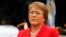 FILE - Chilean President Michelle Bachelet