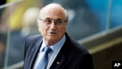 FILE - Fifa President Sepp Blatter.