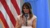 Melania Trump anuncia detalles de su gira por África