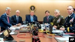 Presidenti Donald Trump duke monitoruar operacionin për al-Baghdadin