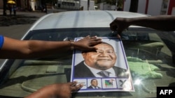 Apoiantes da Renamo e do seu candidato presidencial Ossufo Momade. Fotografia de arquivo