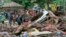 Residents inspect a house damaged by a tsunami, in Carita, Indonesia, Dec. 23, 2018. 