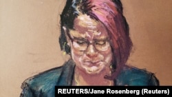 USA, Mineapolis, George Floyd's girlfriend Courteney Ross answers questions on the fourth day of the trial of former Minneapolis police officer Derek Chauvin George Floyd's girlfriend Courteney Ross answers questions on the fourth day of the trial of form