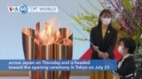 VOA60 World - The torch relay for the postponed Tokyo Olympics began its 121-day journey across Japan