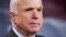 FILE - Sen. John McCain, R-Ariz., speaks to reporters on Capitol Hill in Washington.