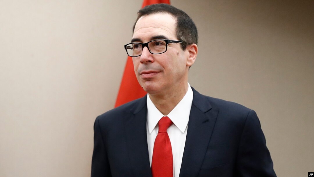 Menteri Keuangan Steven Mnuchin mengindikasikan AS akan mempertahankan sikap keras terkait sanksi Rusia (foto: dok).