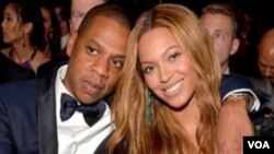 Le couple Jay-Z et Beyoncé (VOA)