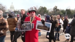 Tens of thousands defy frigid weather for Trump’s inauguration 