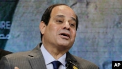 Le président égyptien Abdel Fatah al-Sissi, 15 mars 2015.