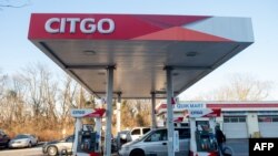 Pompa bensi Citgo, anak perusahaan perusahaan minyak negara Venezuela PDVSA yang berbasis di AS, di Washington, DC, 31 Januari 2019. (Foto: ilustrasi).