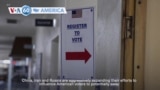 VOA60 America - New evidence China, Russia and Iran targeting US elections